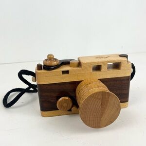 Lika Wooden Fake Toy Camera Art Object -No Lens Collector Art Decor